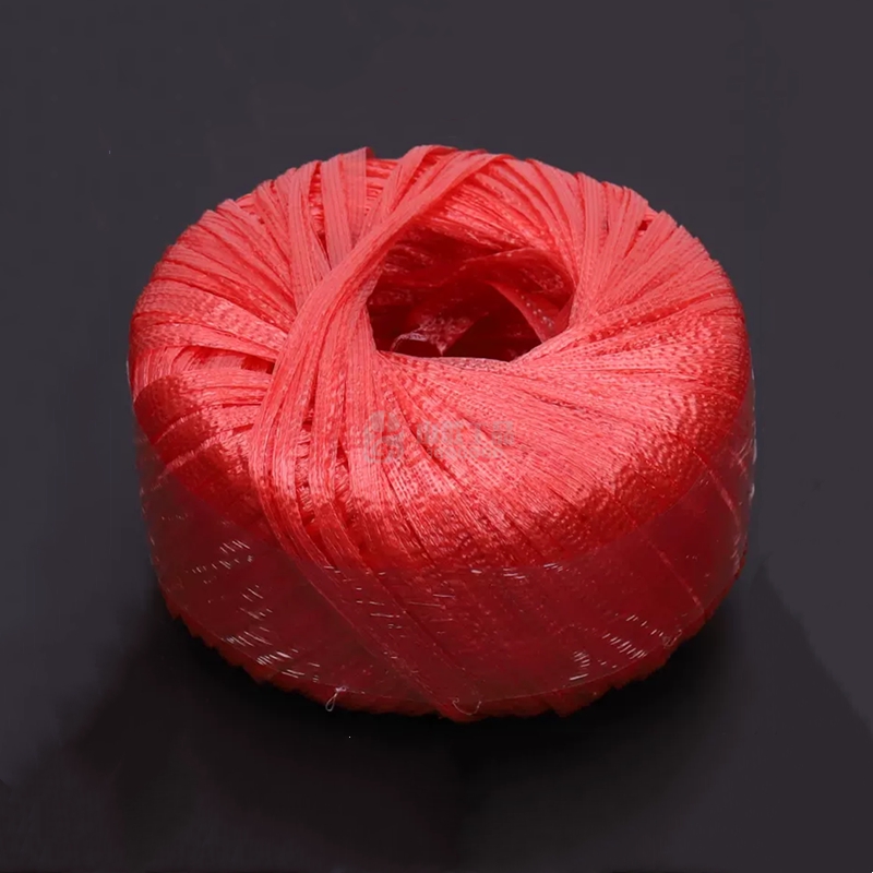 罗林 塑料捆绑团丝绳 红色 新料 0.12斤/卷