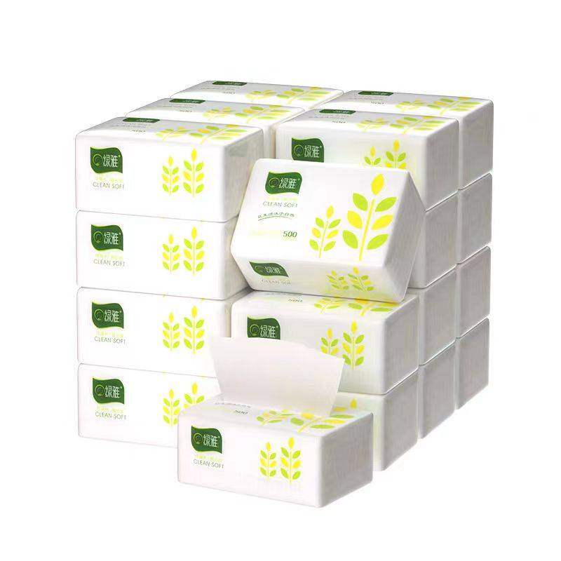 绿雅 LY-9008 暖心软抽纸（新）4层 面巾卫生纸