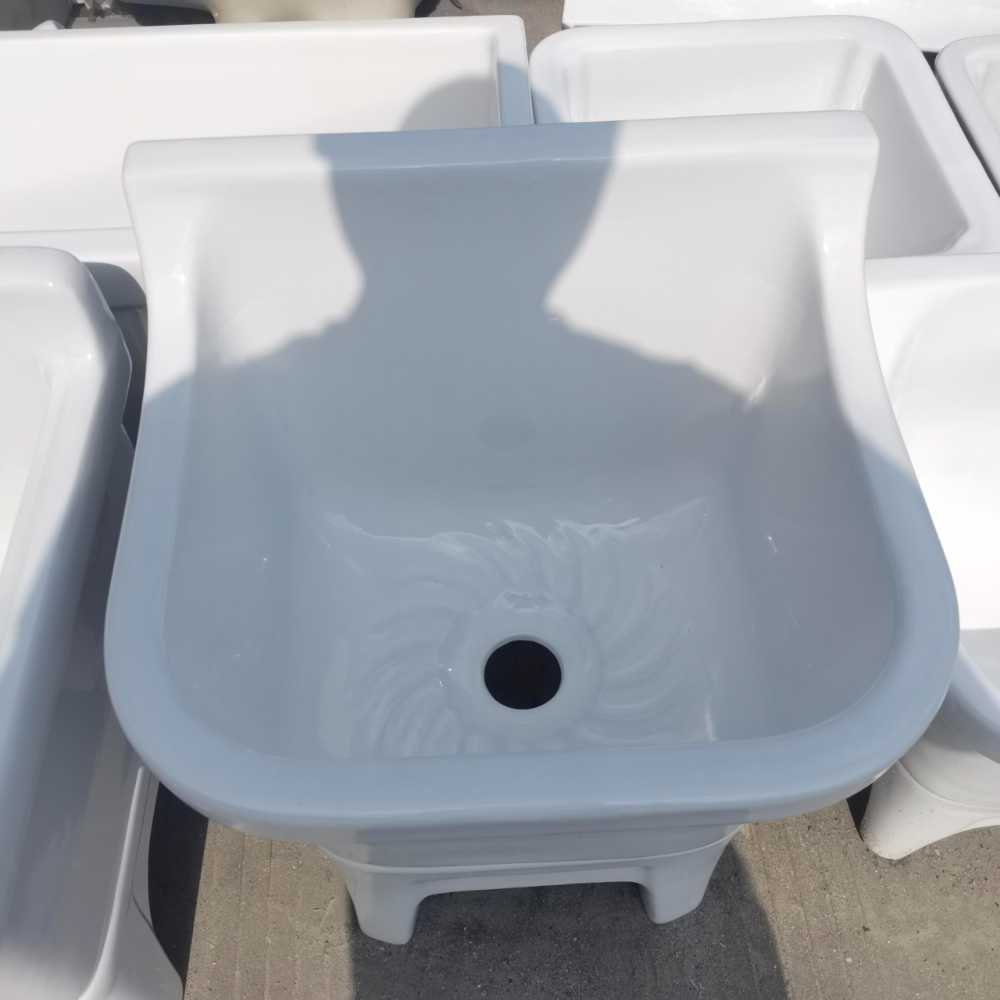 山歌 陶瓷高脚拖把池