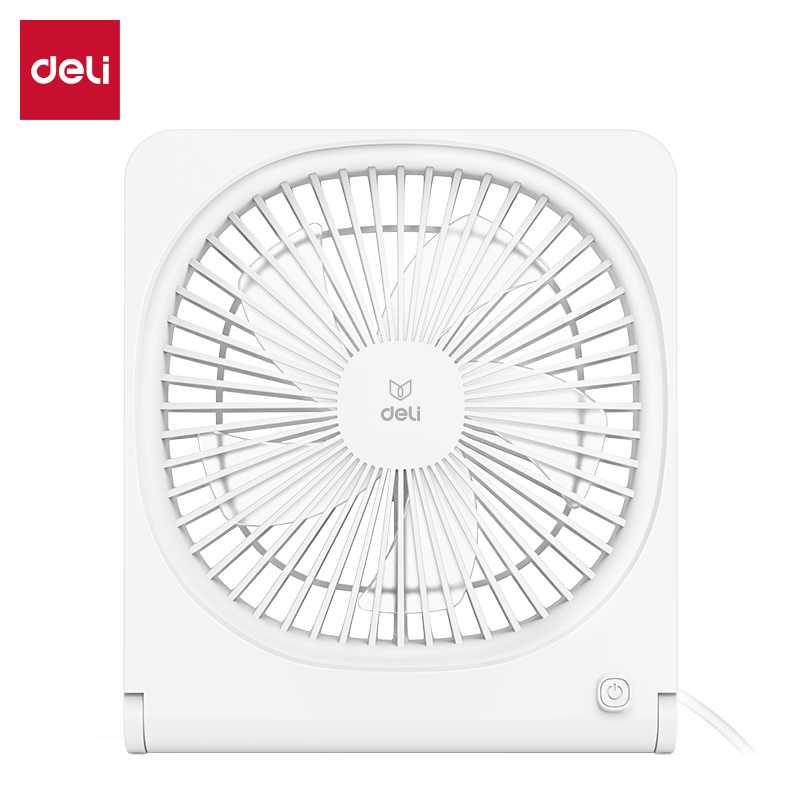 得力文具 3682 桌面风扇 迷你电脑小风扇 USB