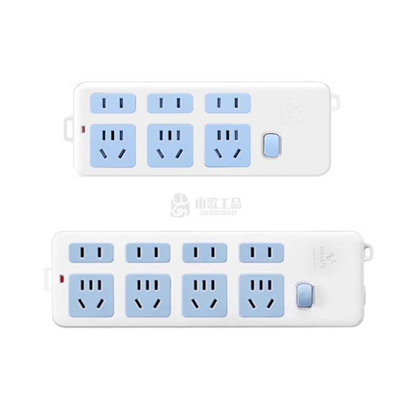 公牛 单开关无线插座GN-402/403 插排电脑插座接线插板 无线家用拖线板