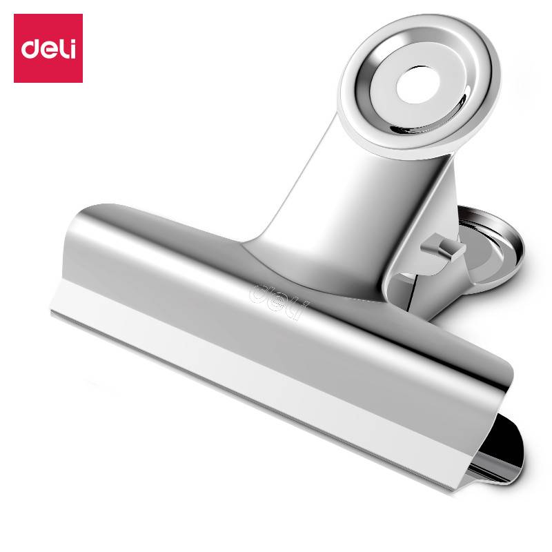 得力文具 圆形铁票夹