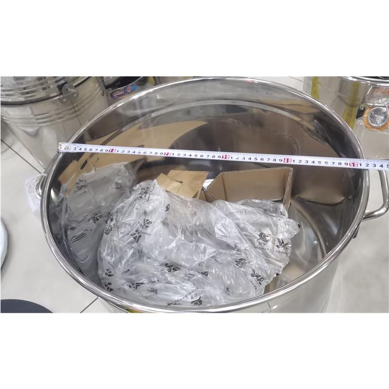 山歌 不锈钢带盖圆桶