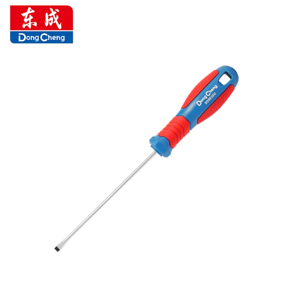 东成 手动工具 双色塑柄一字螺丝批