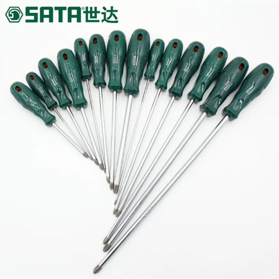 世达 维修拆机五金工具十字工业大长螺丝刀小号螺丝批 62302-62322（终身保用）