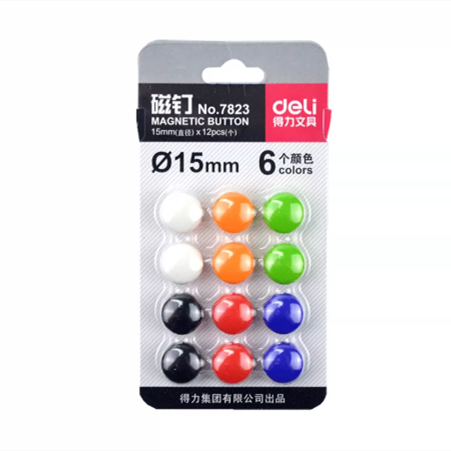 得力文具 7823/7825 磁钉 混色